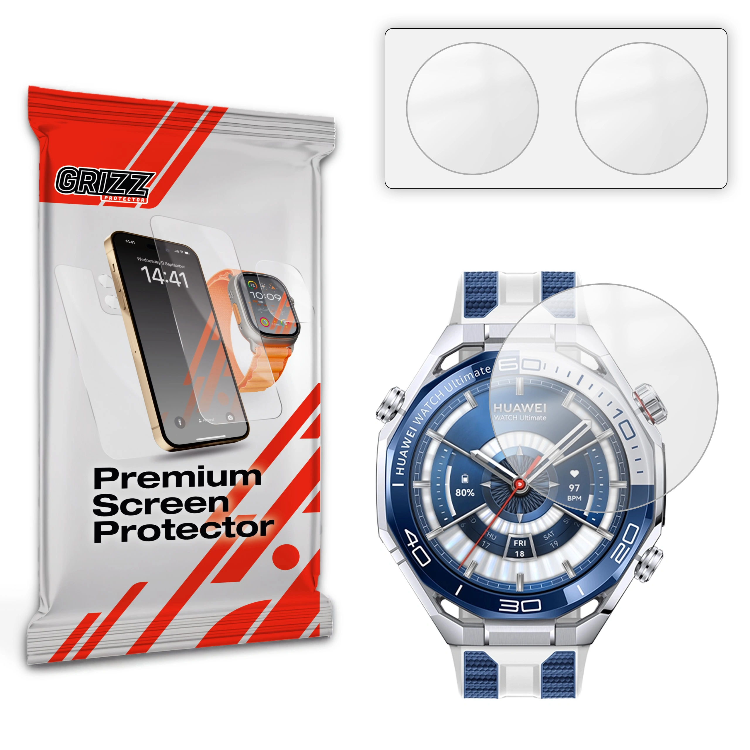 Folia matowa GrizzGlass PaperScreen do Huawei Watch Ultimate 2