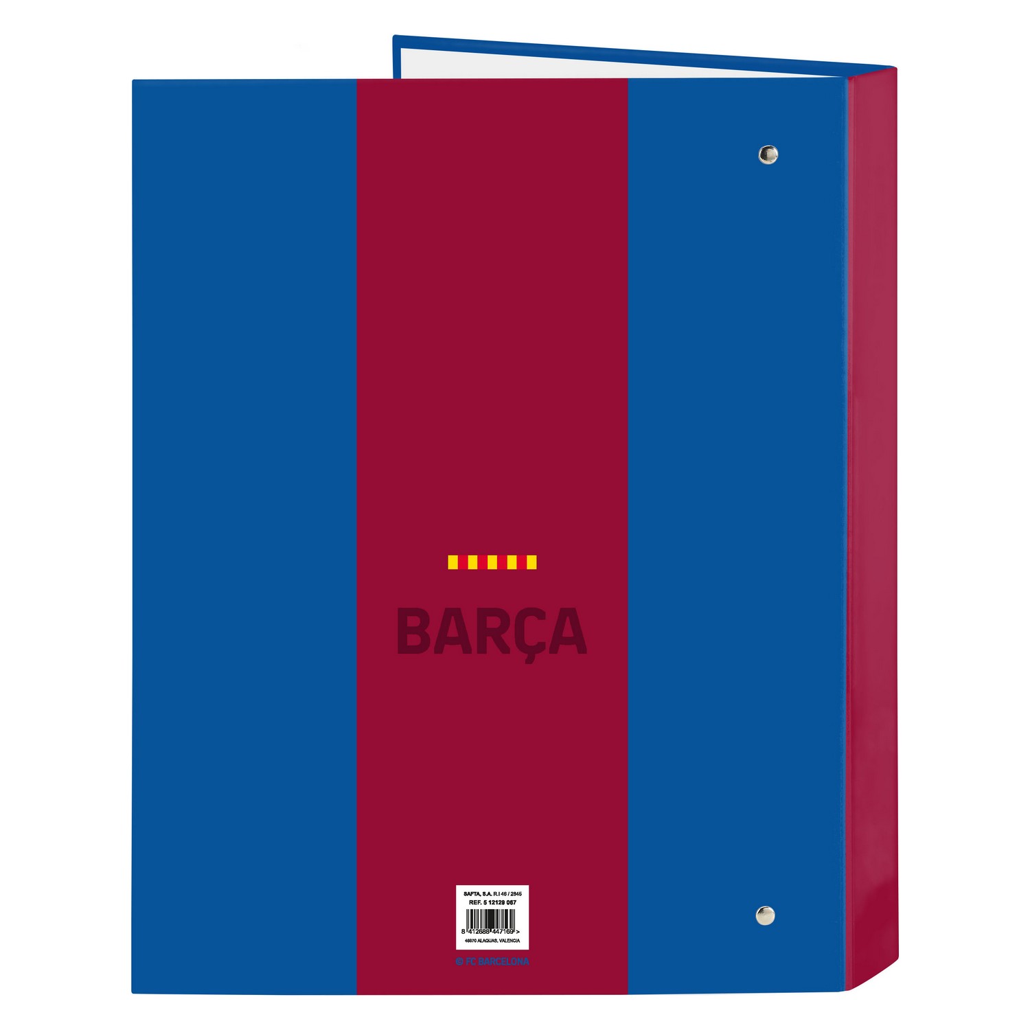 Ring binder F.C. Barcelona Maroon Navy Blue A4 (26.5 x 33 x 4 cm)