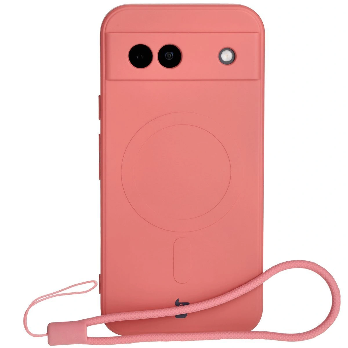 Bizon Case Silicone Magnetic Sq Google Pixel 8a dirty pink