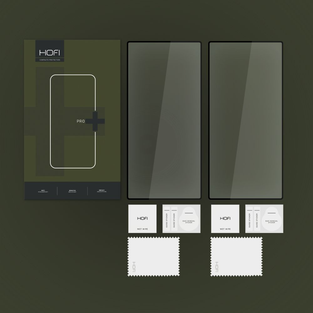 Hofi Glass Pro+ Samsung Galaxy S24 Ultra Black [2 PACK]
