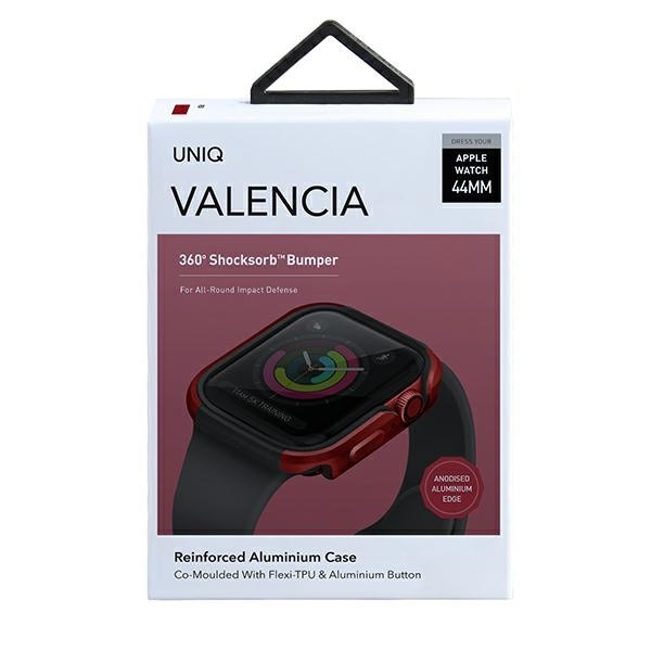 UNIQ Valencia Apple Watch Series 4/5/6/SE 44mm crimson red