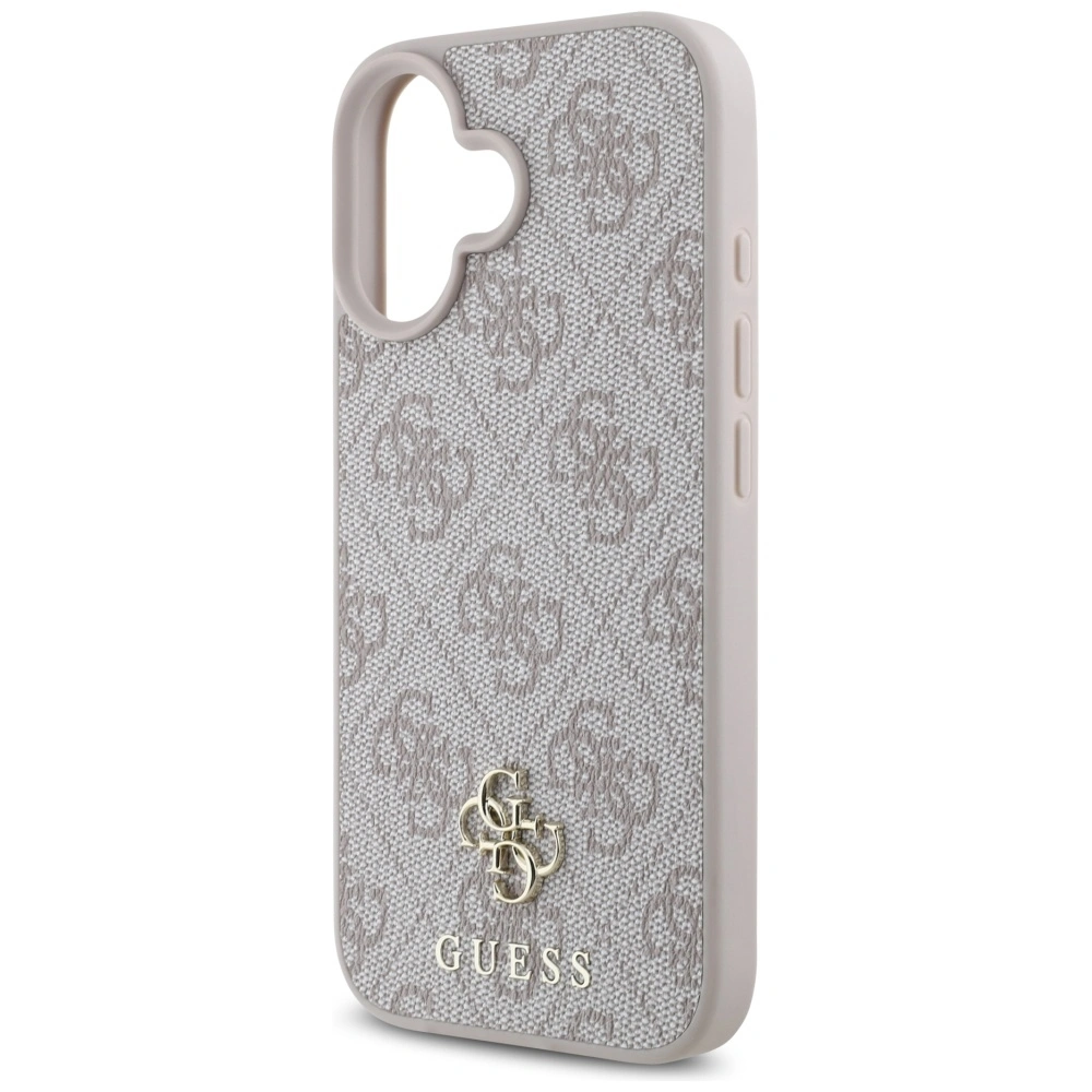 Guess HC PU 4G Small 4G and Classic Apple iPhone 16 MagSafe pink