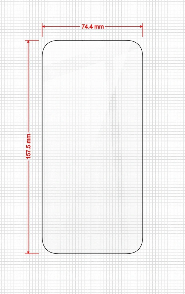GrizzGlass HybridGlass Easy Apple iPhone 14 Pro Max [2 PACK]