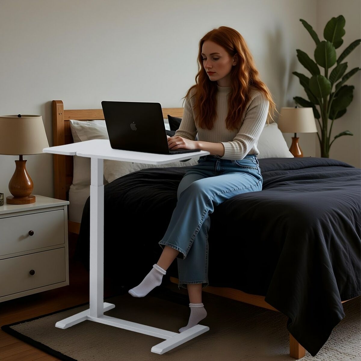 Desk MacLean MC-120 W White Desk MacLean MC-120 W White