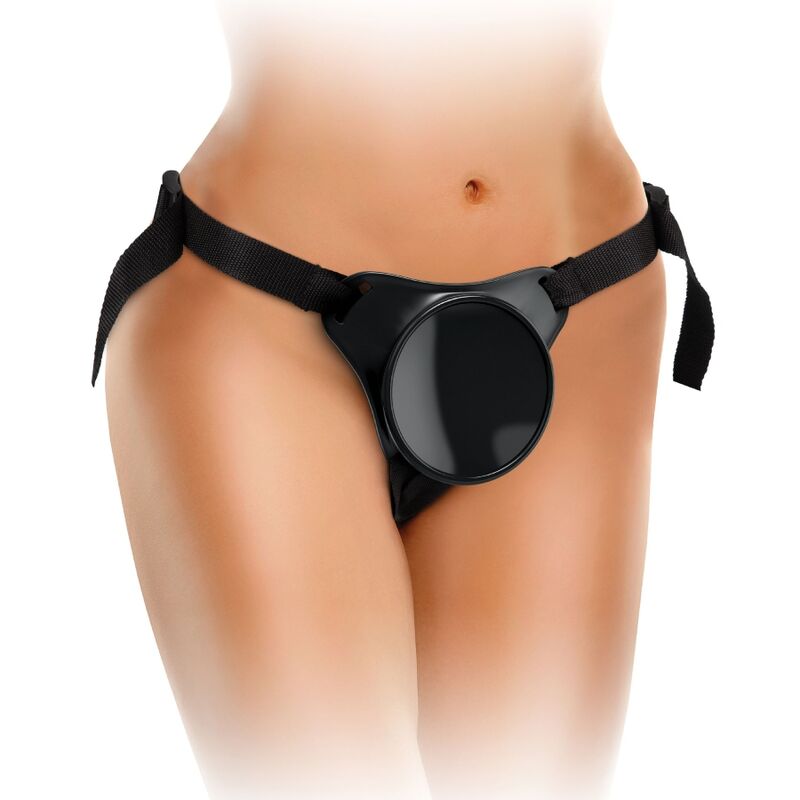KING COCK ELITE - ADJUSTABLE HARNESS WITH DILDO 15.2 CM FOR BEGINNERS