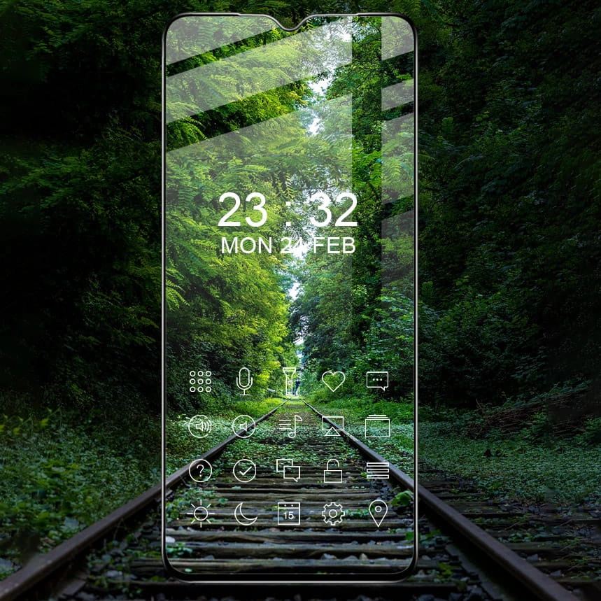 Bizon Glass Edge Realme C31 black