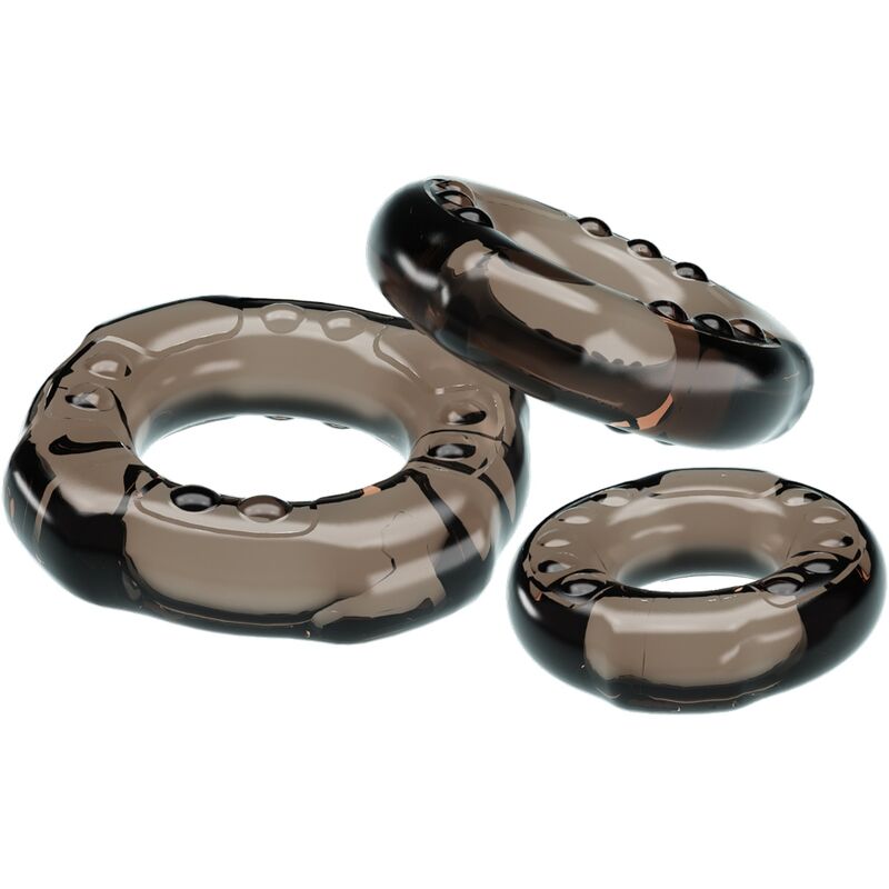 COCK RINGS YVONNE THREE PENIS RINGS SET