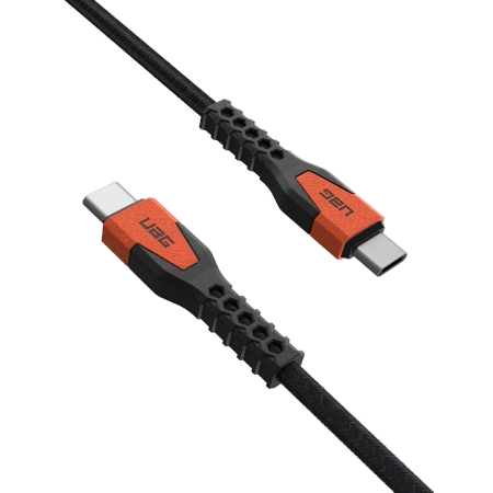 Kabel USB-C / USB-C UAG Urban Armor Gear Rugged Cable 60W 1.5m (black / orange)