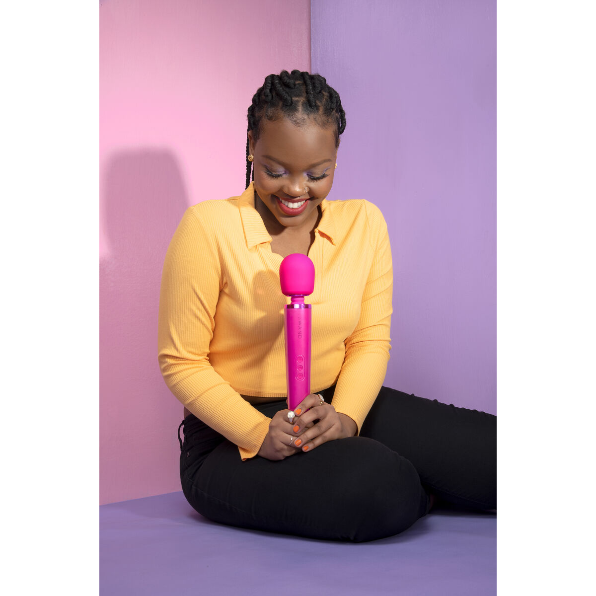 PalmPower-Recharge Wand Massager Le Wand Magenta Pink PalmPower-Recharge Wand Massager Le Wand Magenta Pink