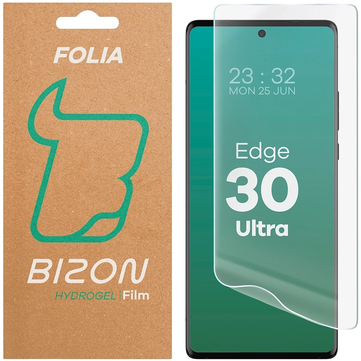 Folia hydrożelowa na ekran Bizon Glass Hydrogel Front do Motorola Edge 30 Ultra