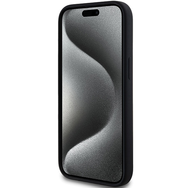 Karl Lagerfeld KLHMP15MSCHPPLK Apple iPhone 15 Plus / 14 Plus hardcase Silicone Choupette Head MagSafe black