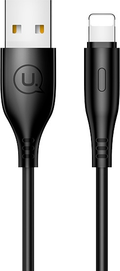 USAMS Cable U18 Lightning 2A Fast Charge 1m black SJ266USB01 (US-SJ266)