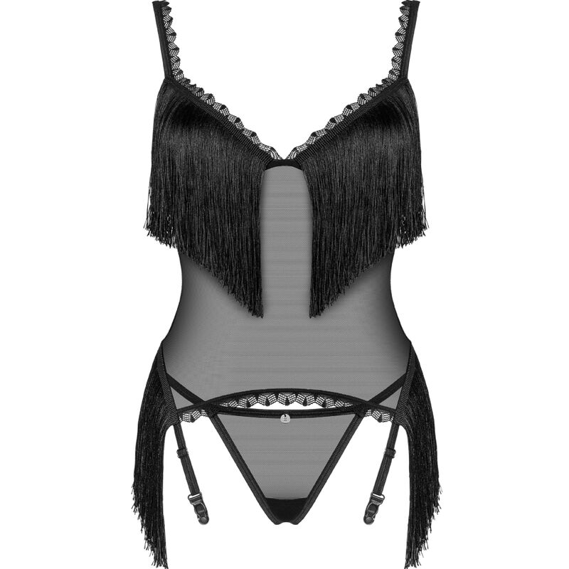 OBSESSIVE - SHERILA CORSET & THONG XL/XXL