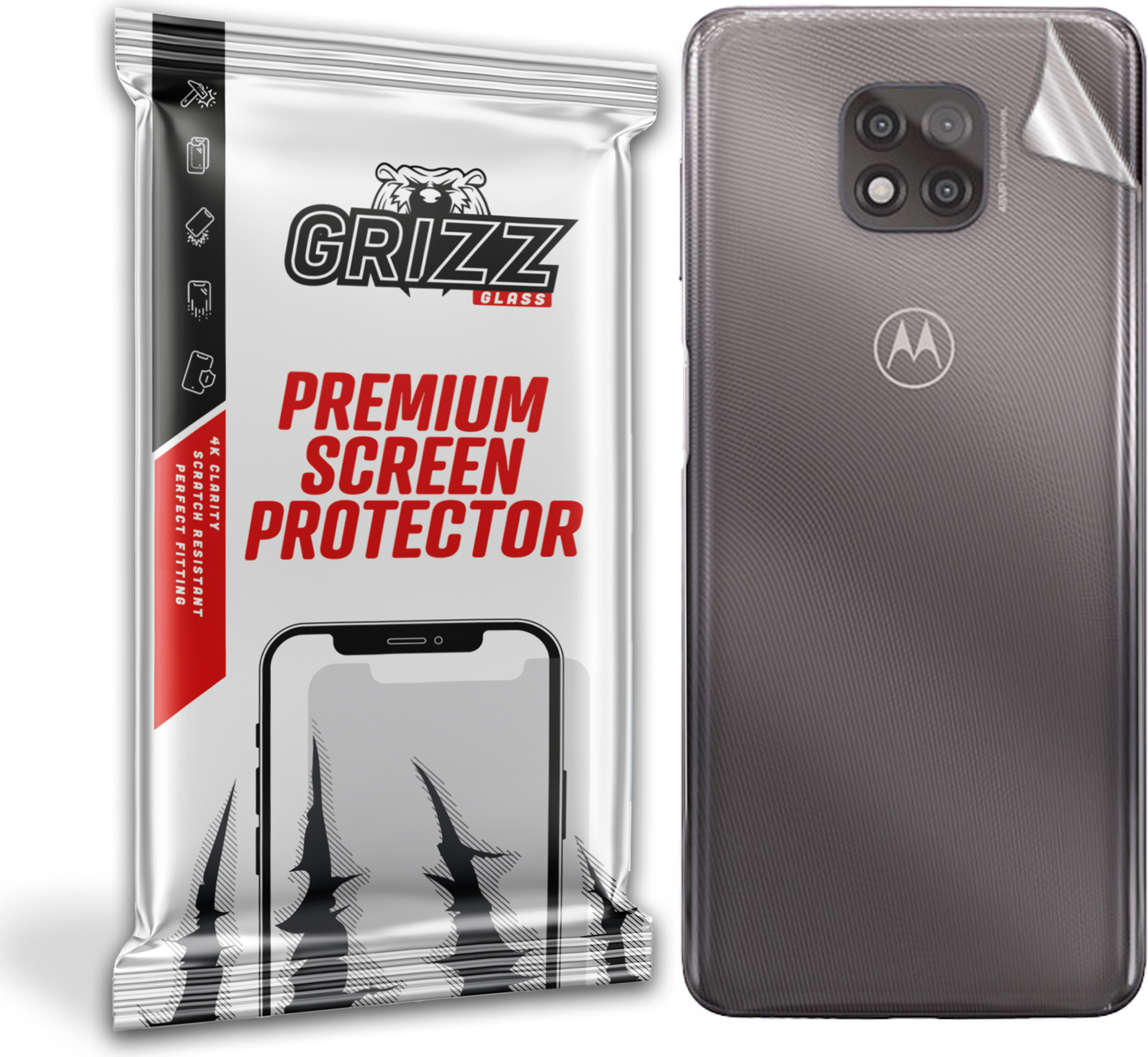 GrizzGlass SatinSkin Motorola Moto G Power 2021