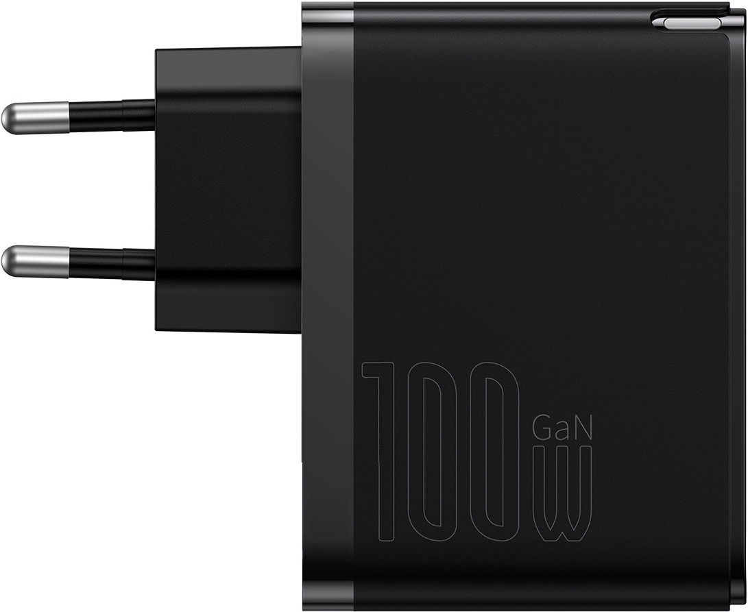 Baseus GaN5 Pro Wall Charger USB-C/USB 100W PD 3.0 QC4 .0+ AFC black