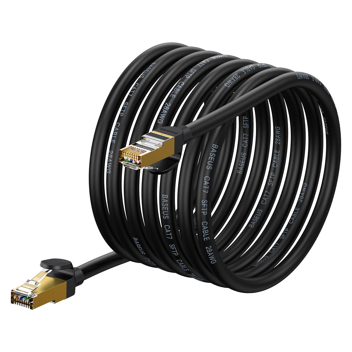Ethernet Cable Baseus Speed Seven RJ45 10Gbps 8m black