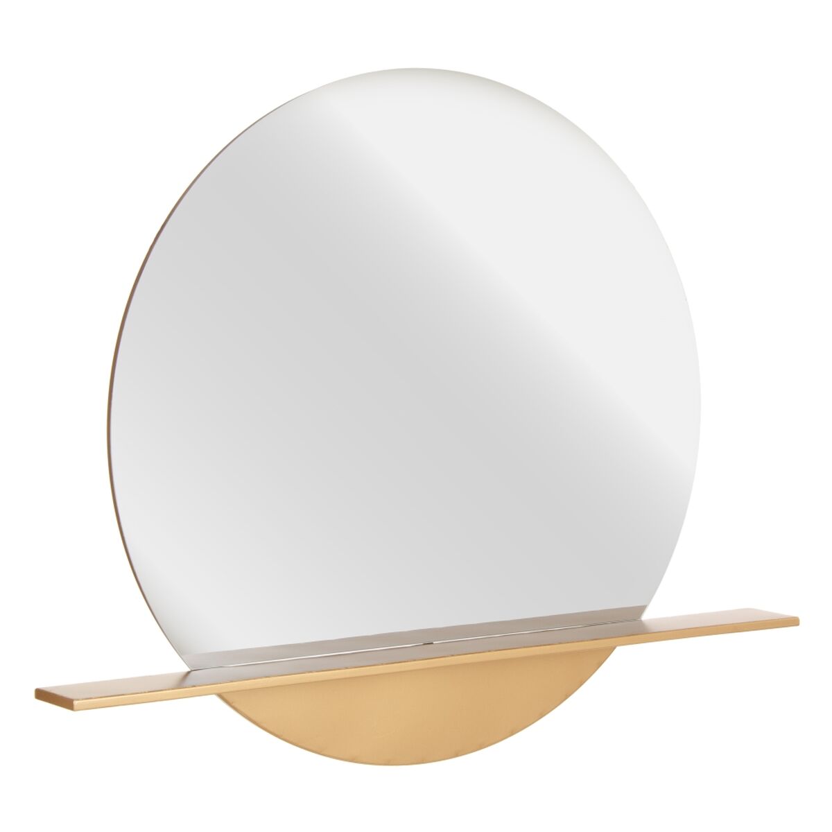 Wall mirror 110 x 12 x 90 cm Golden Metal