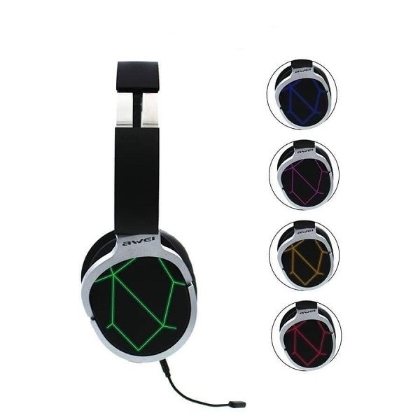 AWEI Gaming Wireless Headphones Bluetooth A799BL with microphone black