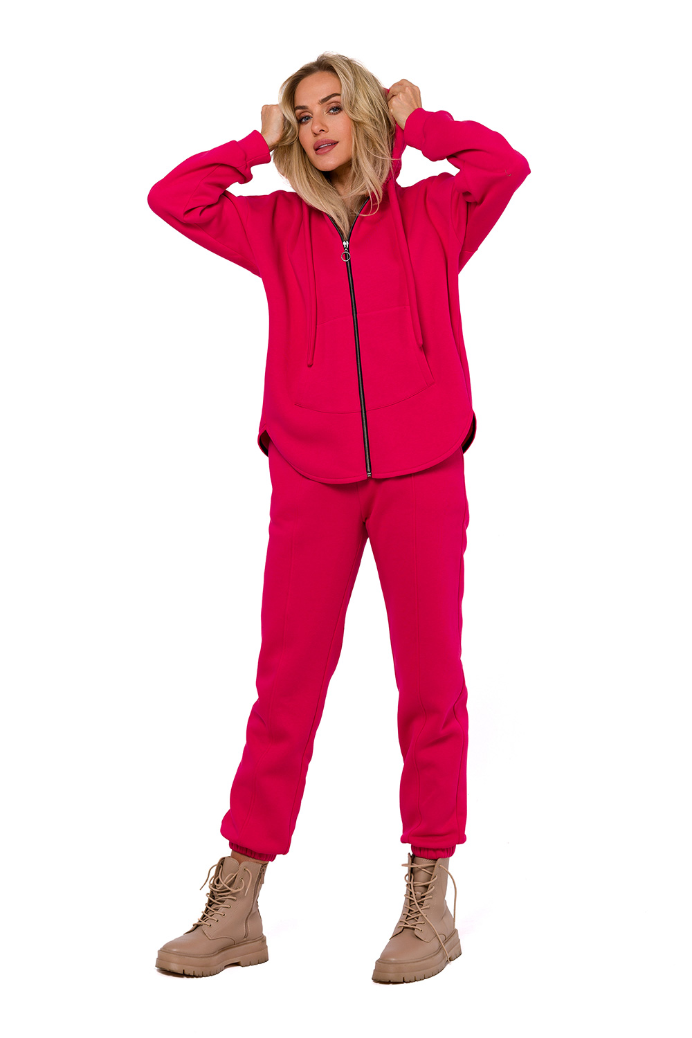  Sweatshirt model 184712 Moe  pink