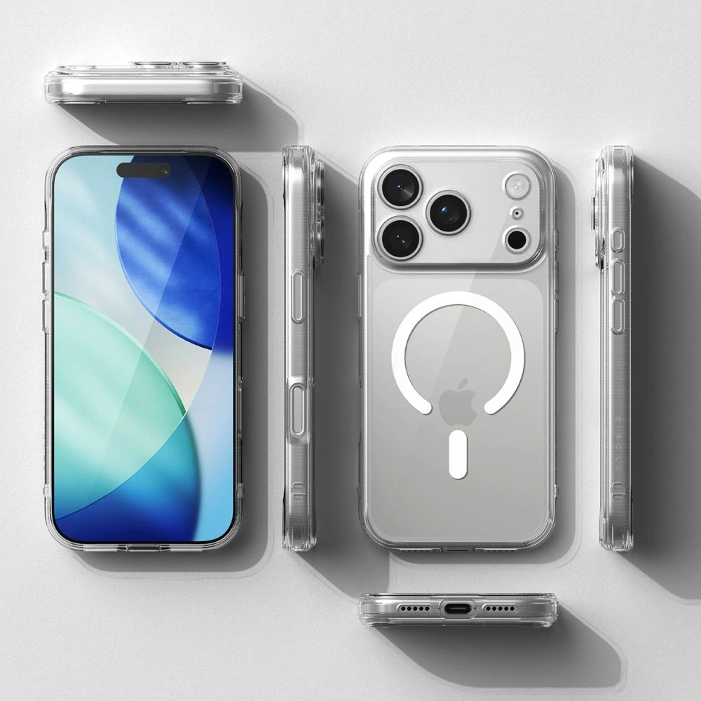 Etui Ringke Fusion Magnetic MagSafe do Apple iPhone 17 Pro Max Clear