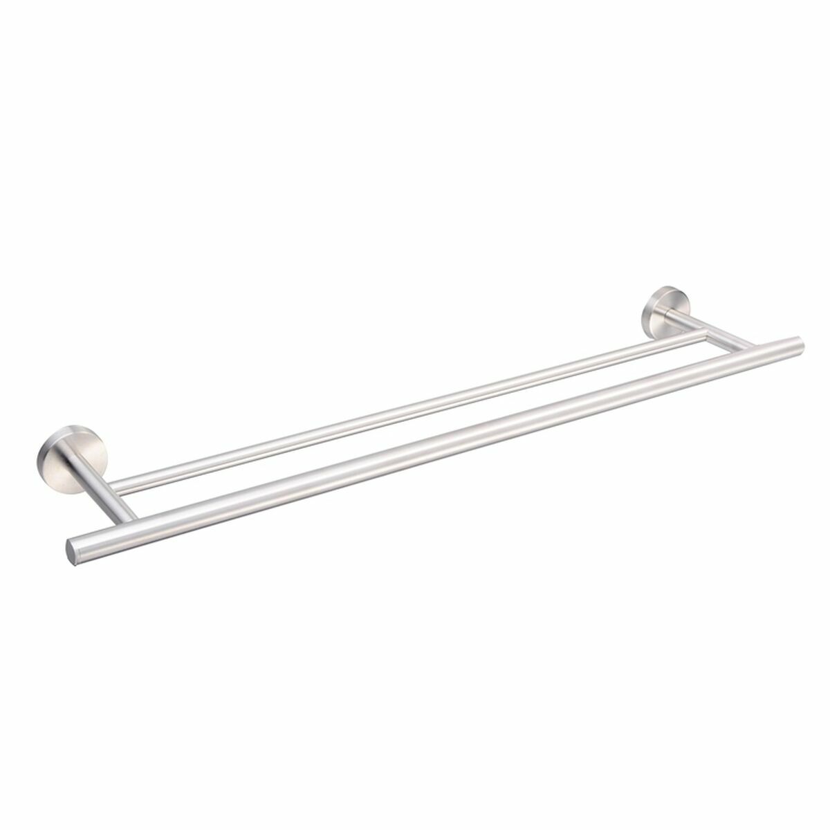 Bar towel rail DKD Home Decor 70 x 13,5 x 5,3 cm Silver Stainless steel