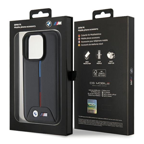BMW BMHCP15L22PVTK Apple iPhone 15 Pro hardcase Quilted Tricolor black