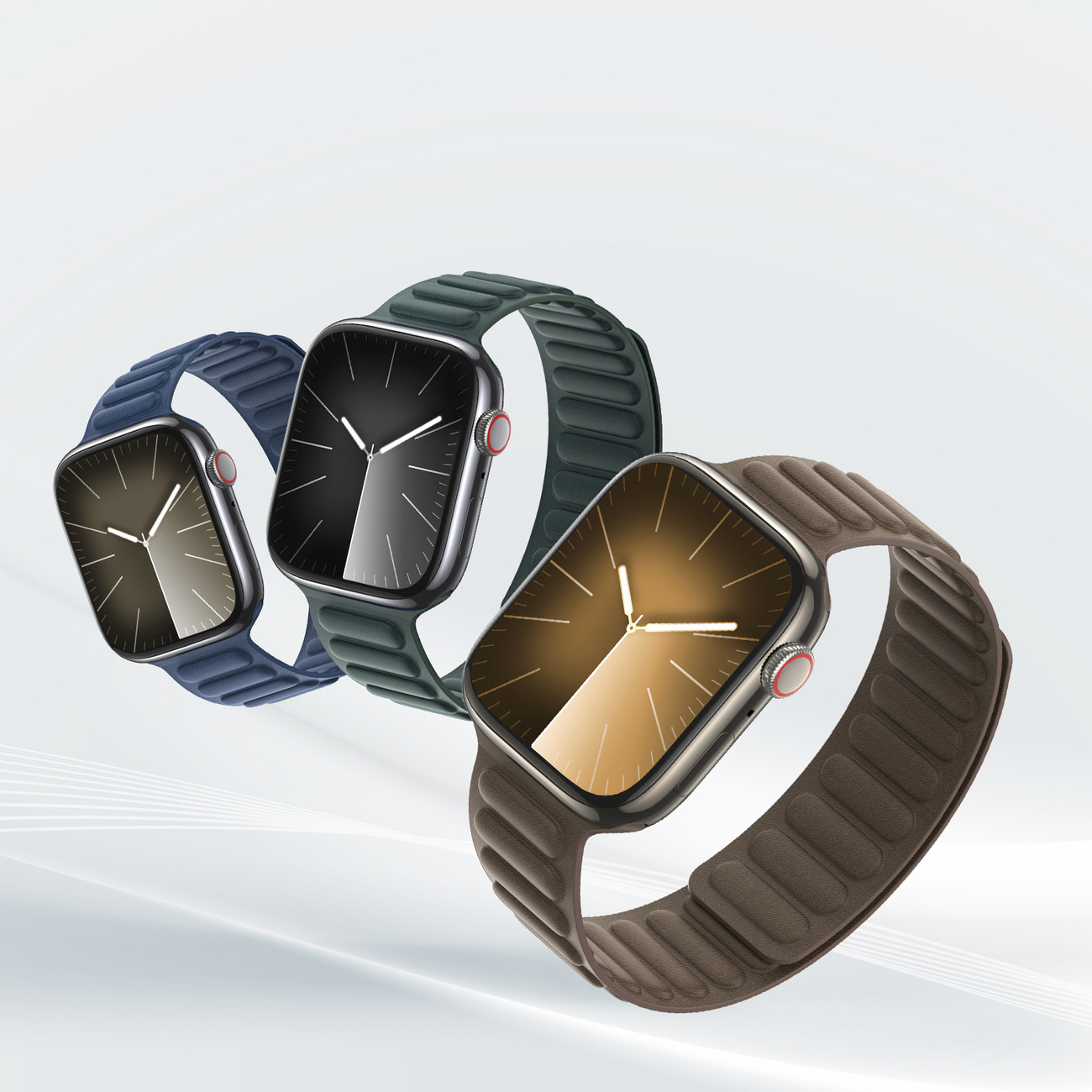 Dux Ducis Strap BL Apple Watch 4/5/6/7/SE/8/9 40/41mm dark grey