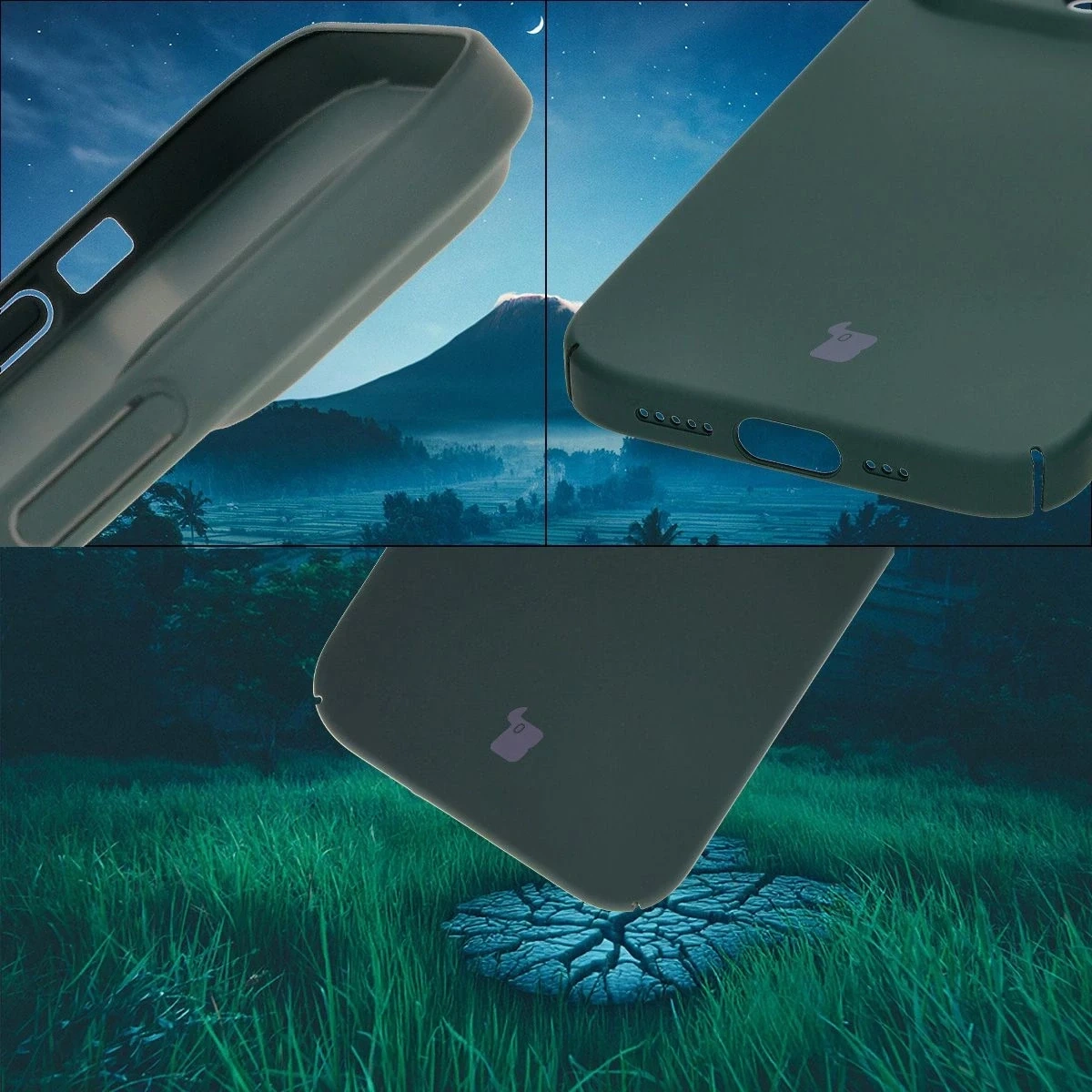 Etui Bizon Case Łupka do Apple iPhone 14 Pro Max zielone