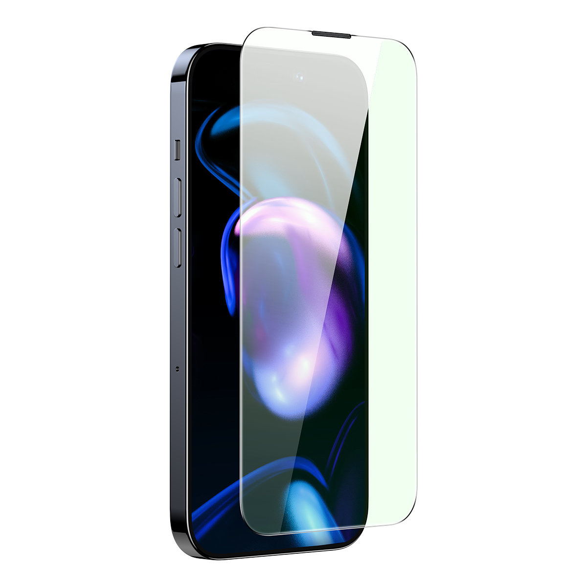 Baseus Anti Blue Light 0.3mm Glass Apple iPhone 14 Pro with dust filter + mounting frame