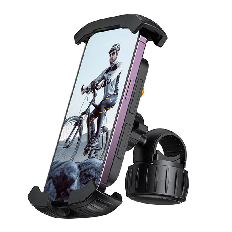 Baseus QuickGo bike mount for phones 5.7 inches to 7.2 inches (black)