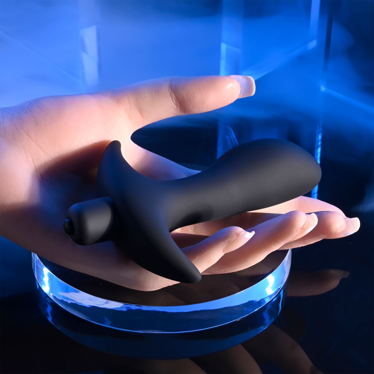 Vibrating Butt Plug Evolved Selopa Black Vibrating Butt Plug Evolved Selopa Black