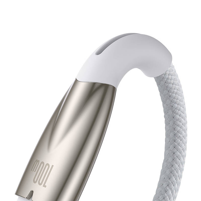 Baseus Glimmer USB/USB-C Cable 100W, 1m (white)
