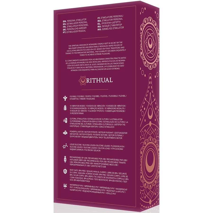 RITHUAL - ANUSARA DUAL MOTOR RECHARGEABLE 2.0 ORQUIDEA