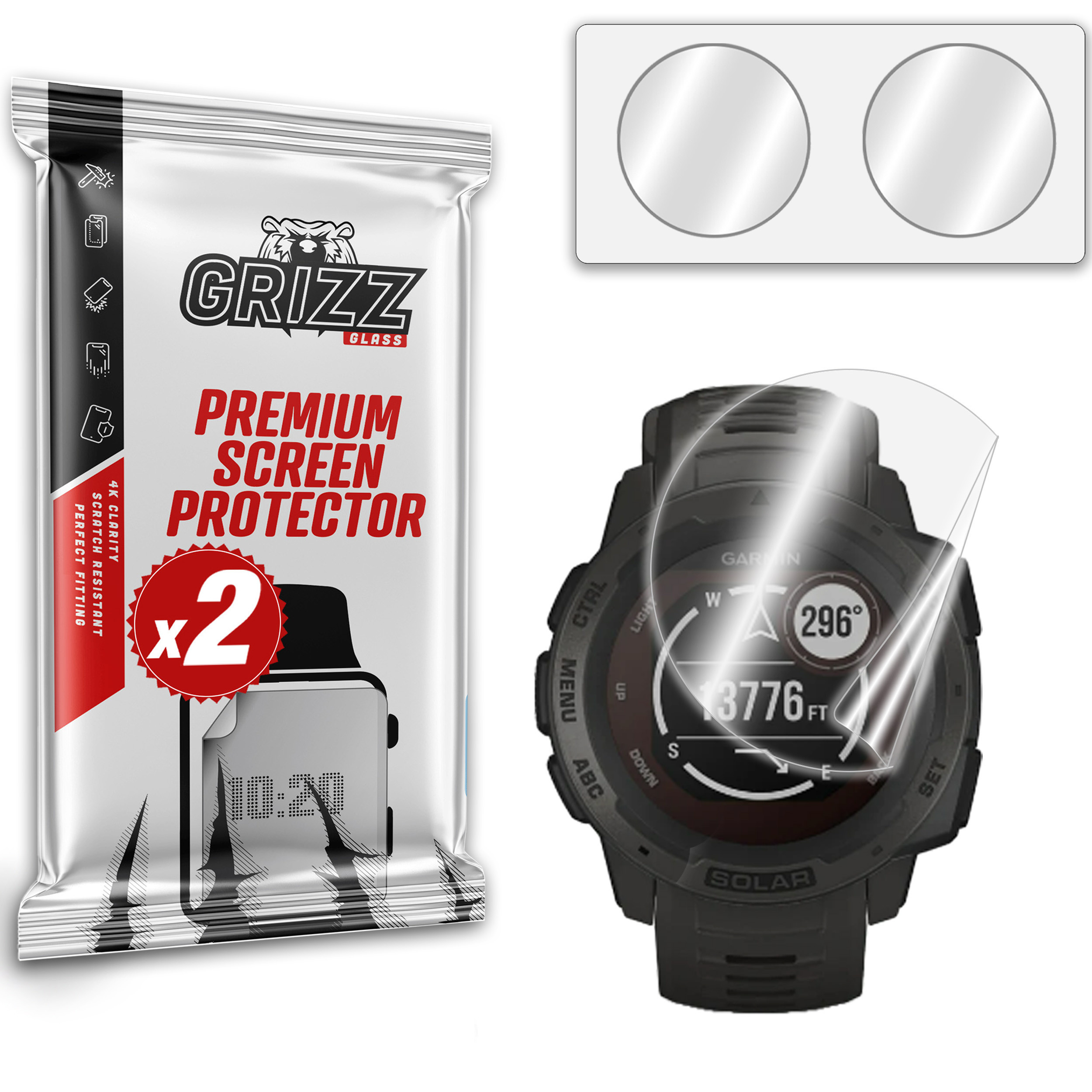 Grizz CeramicFilm Garmin Instinct Solar Surf Edition