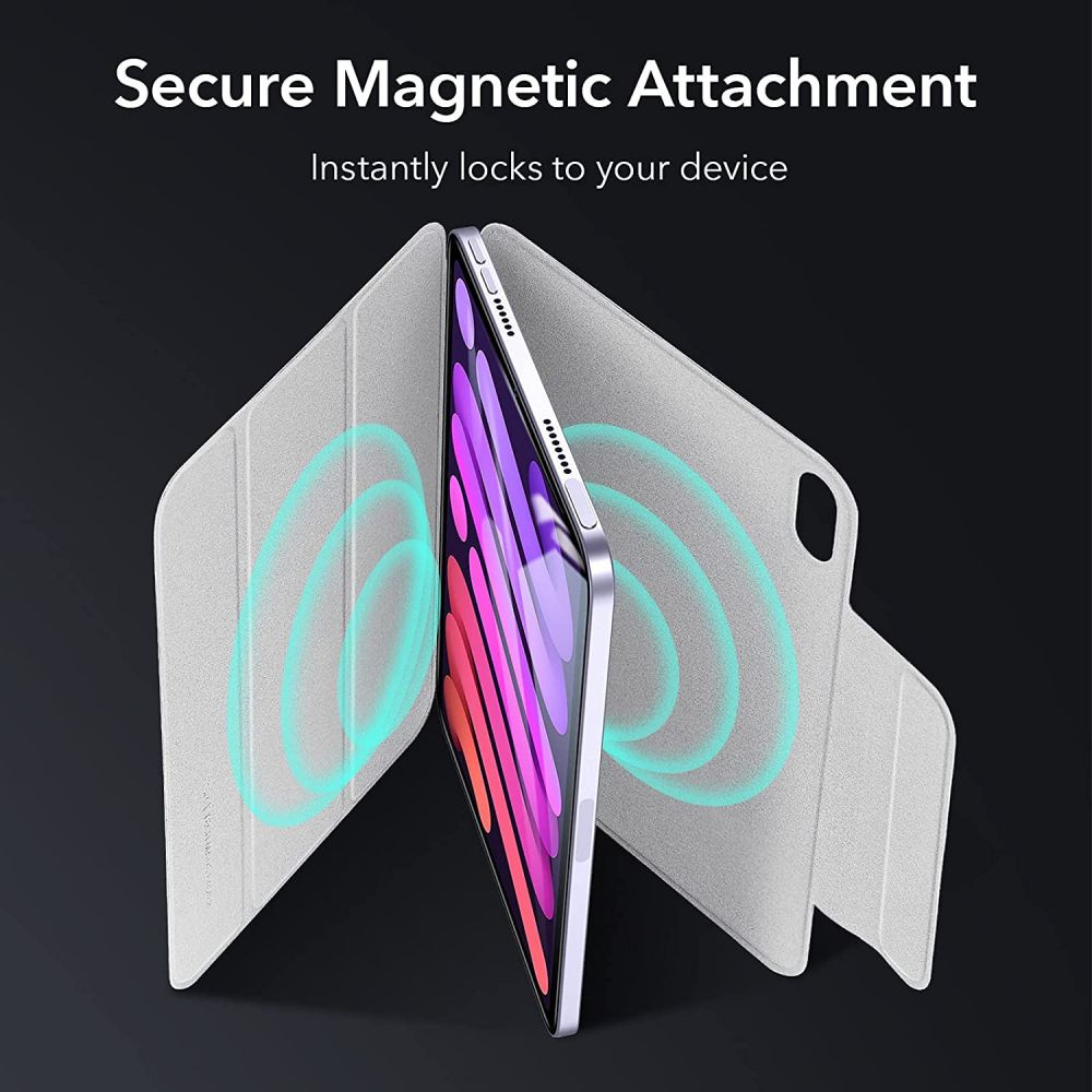 ESR Rebound Magnetic Apple iPad mini 2021 6 Gen / iPad mini 8.3" 2024 7gen Silver Grey