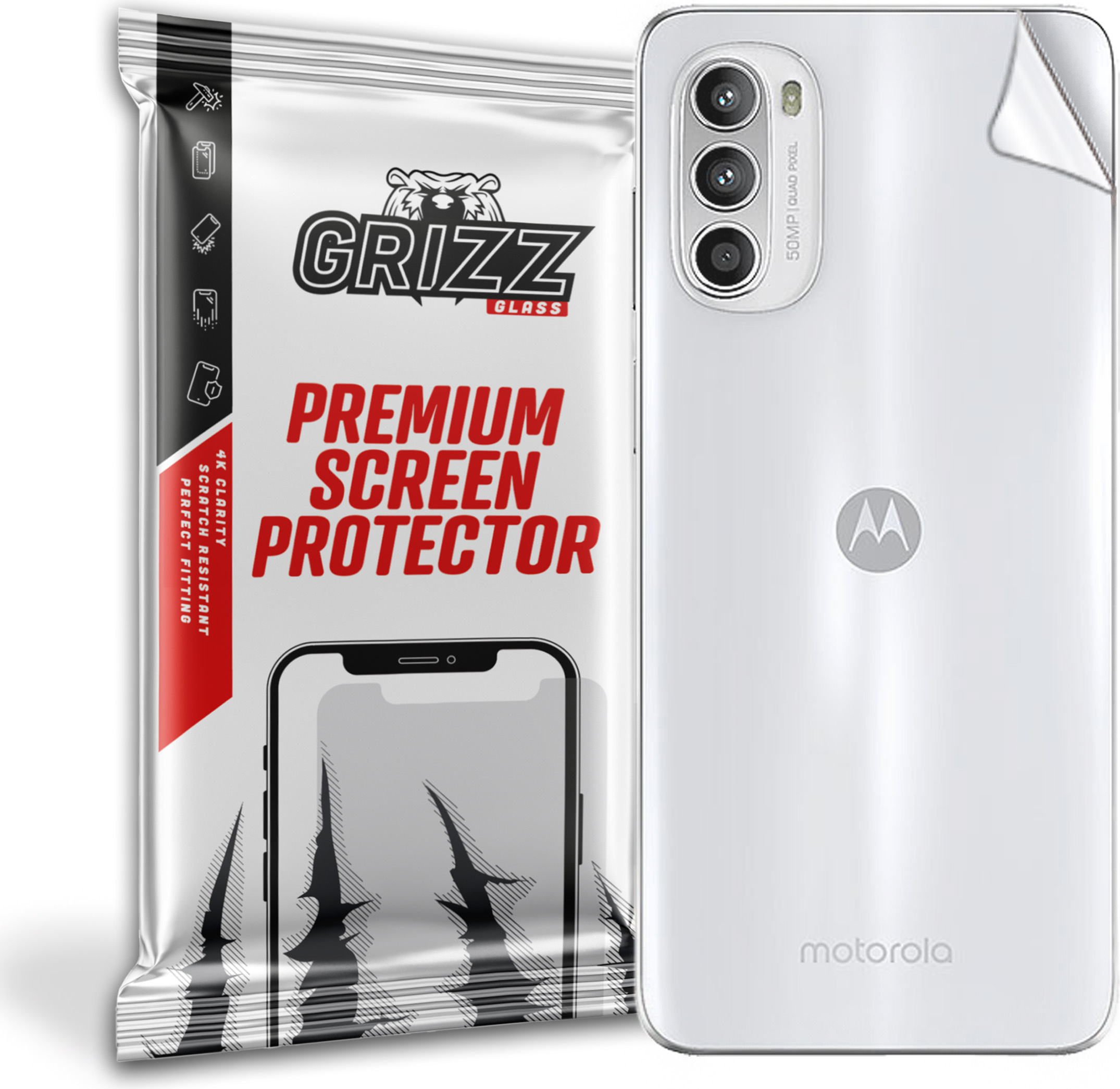 GrizzGlass SatinSkin Motorola Moto G52