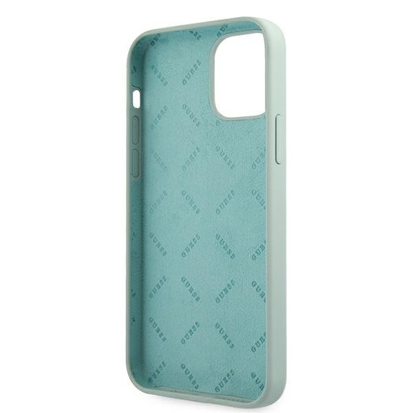 Guess GUHCP12LLSVSBF Apple iPhone 12 Pro Max blue fuschia hardcase Silicone Vintage