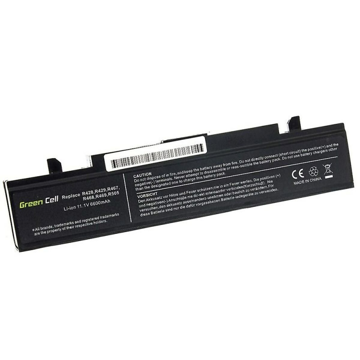 Notebook Battery Green Cell SA02 Black 6600 MAH