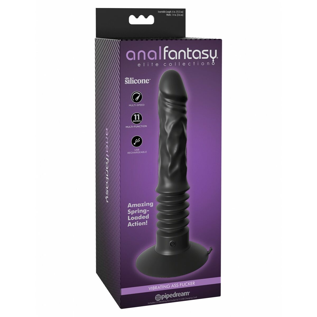 Anal Vibrator Pipedream Anal Fantasy Elite Black
