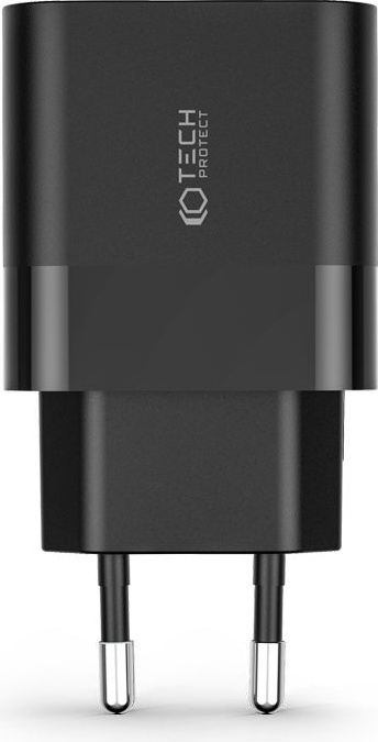 Tech-Protect C30W 2-port Network Charger PD 30W QC 3.0 Black