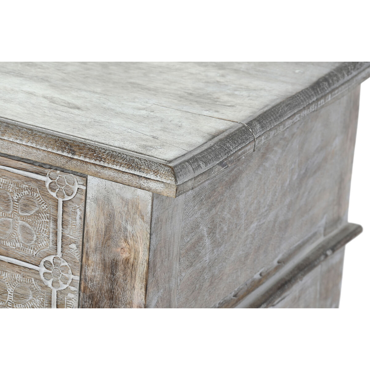 Occasional Furniture DKD Home Decor White Brown Mango wood 91 x 42 x 81 cm