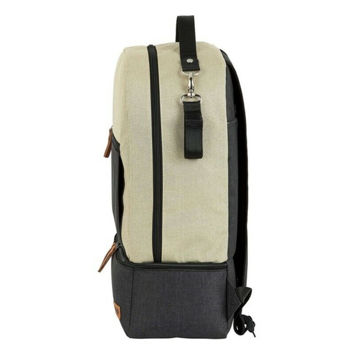 Sports Bag with Shoe holder Safta M883 Beige Dark grey 15 L