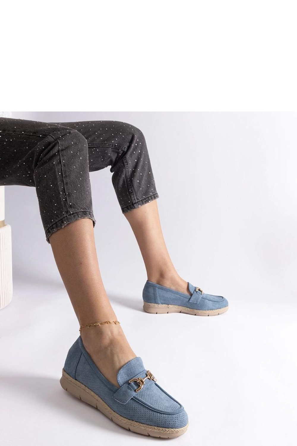  Mocassin model 207172 Solea  blue