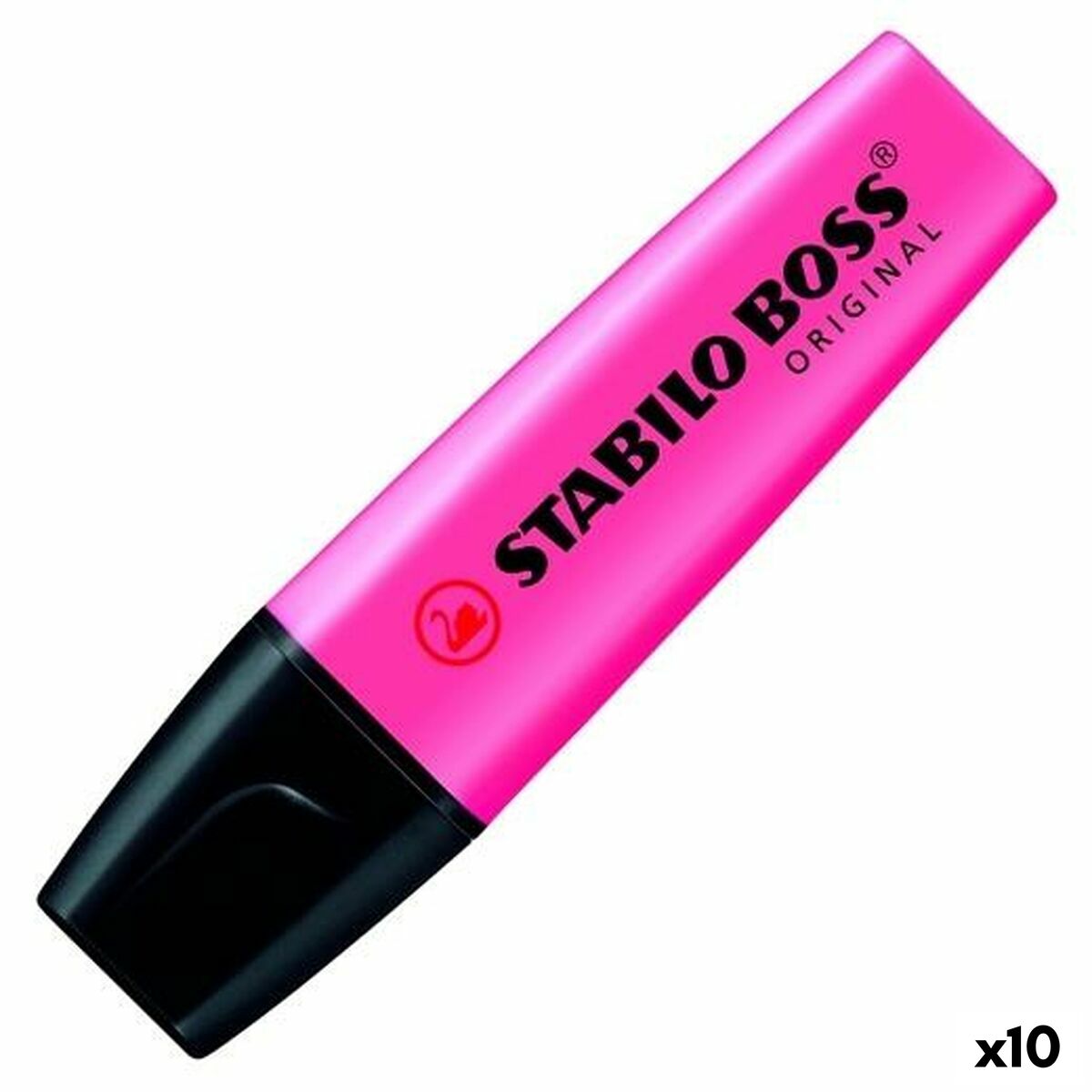 Fluorescent Marker Stabilo Boss Pink 10 Pieces (10Units)