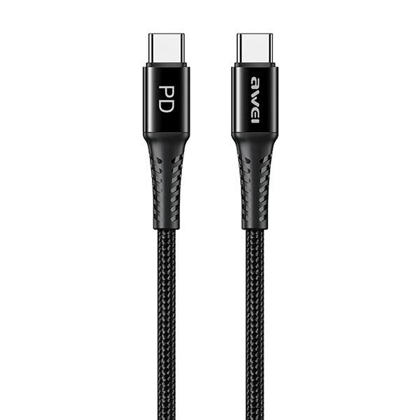 AWEI CL-111T USB-C / USB-C cable 60W black