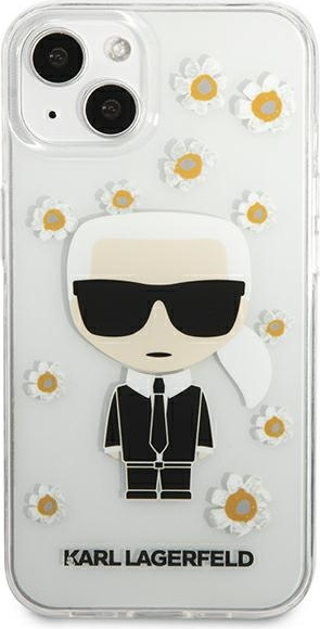 Karl Lagerfeld KLHCP13SHFLT Apple iPhone 13 mini transparent Flower Ikonik Karl