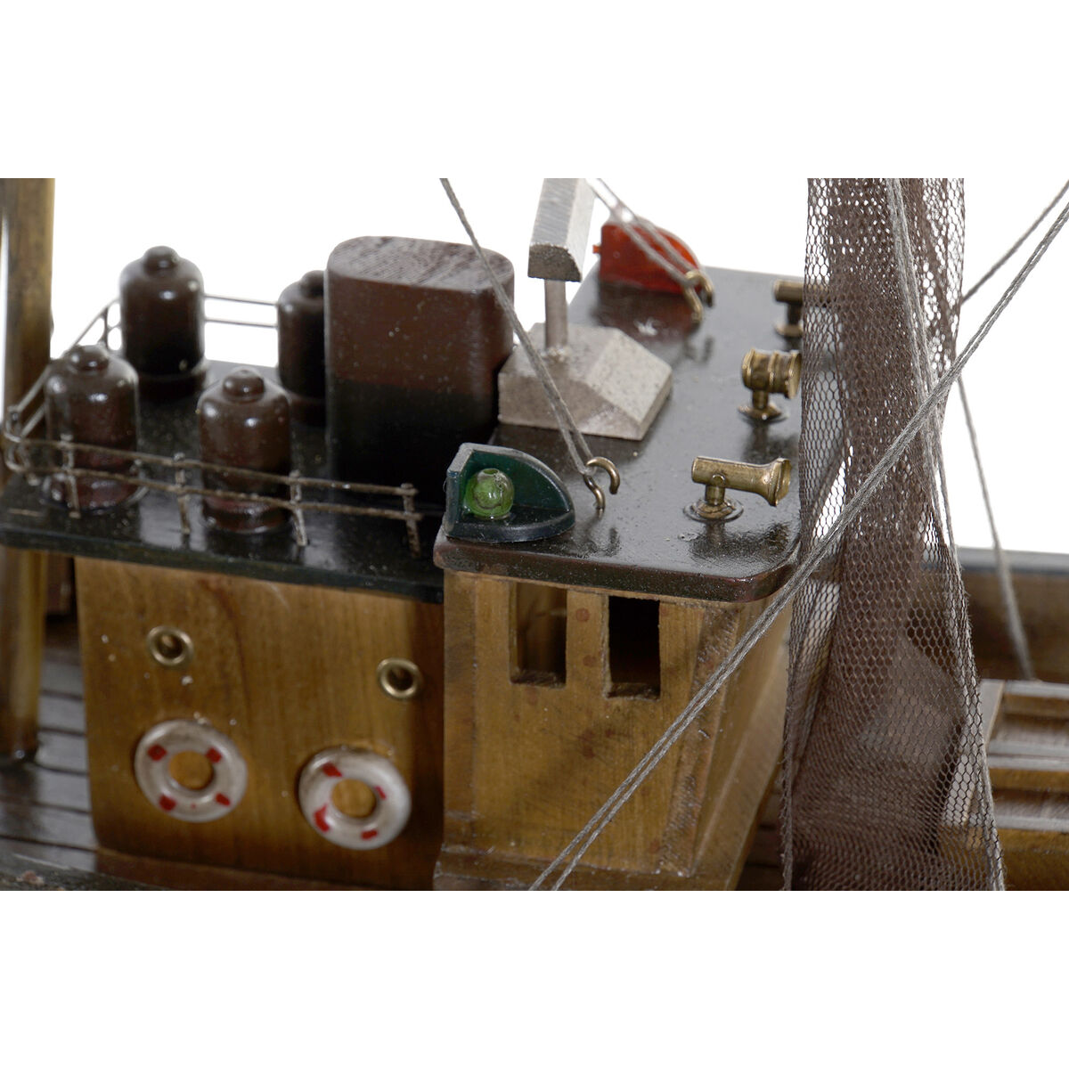 Barco DKD Home Decor 40 x 13 x 35 cm grün Dunkelbraun