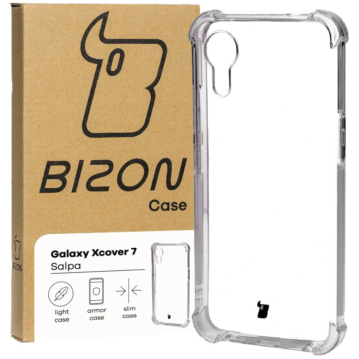 Bizon Case Salpa Samsung Galaxy Xcover 7 clear