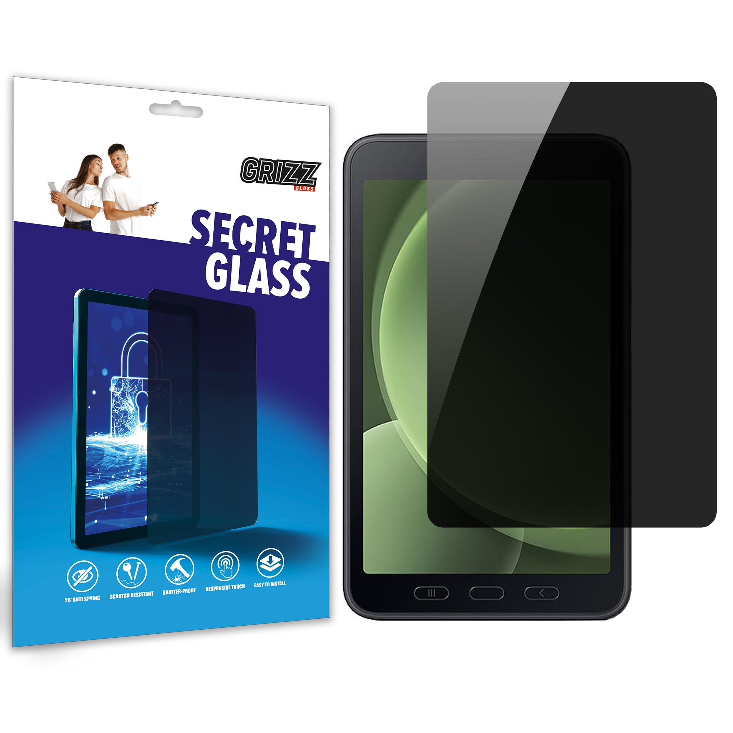 GrizzGlass SecretGlass Samsung Galaxy Tab Active5