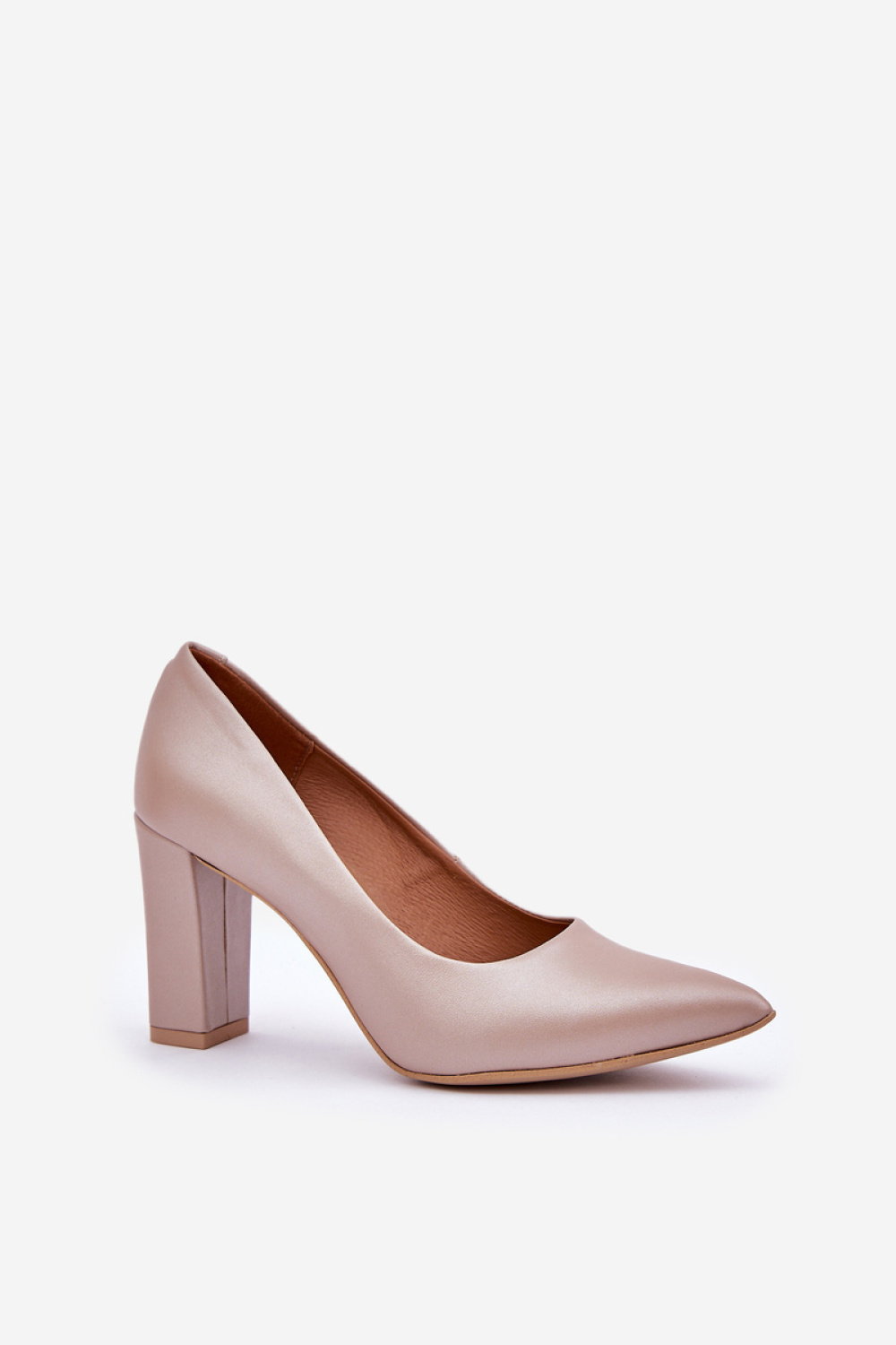  Block heel pumps model 206819 Step in style  beige
